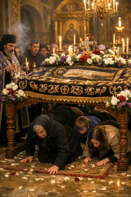 Când se trece pe sub masă în 2026: Vinerea Mare, Sfântul Epitaf și semnificația gestului