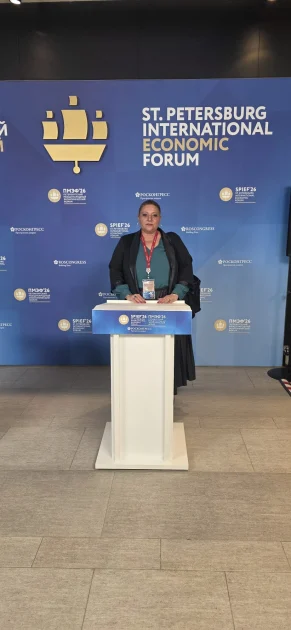 Diana Șoșoacă, declarații la Forumul de la Sankt Petersburg, în fața lui Vladimir Putin: „România nu are președinte”