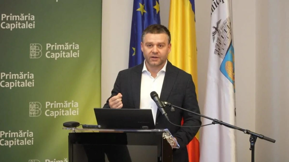 Ciprian Ciucu: A început montarea șinei de tramvai sub Podul Constanța. Termenul avansat pentru două benzi pe sens