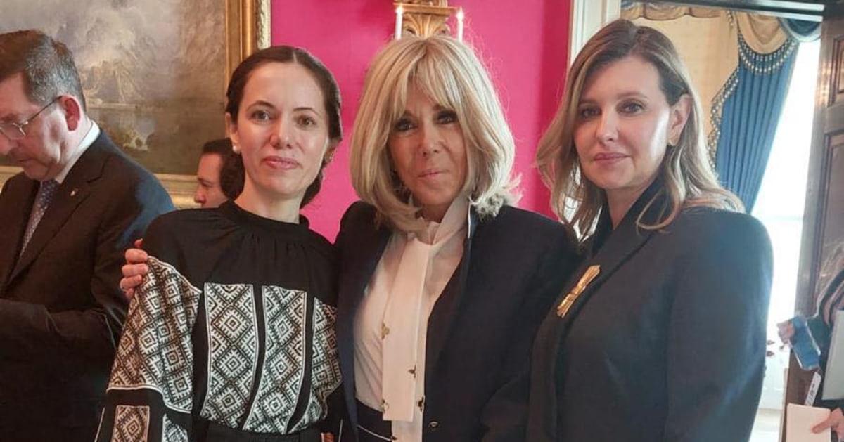 Mirabela Grădinaru, alături de Brigitte Macron și Olena Zelenska, în fotografia de la summitul de la Washington