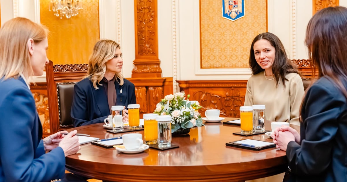 Întâlnire la Cotroceni între Mirabela Grădinaru și Olena Zelenska. Mulțumirile primei-doamne a Ucrainei pentru sprijinul României