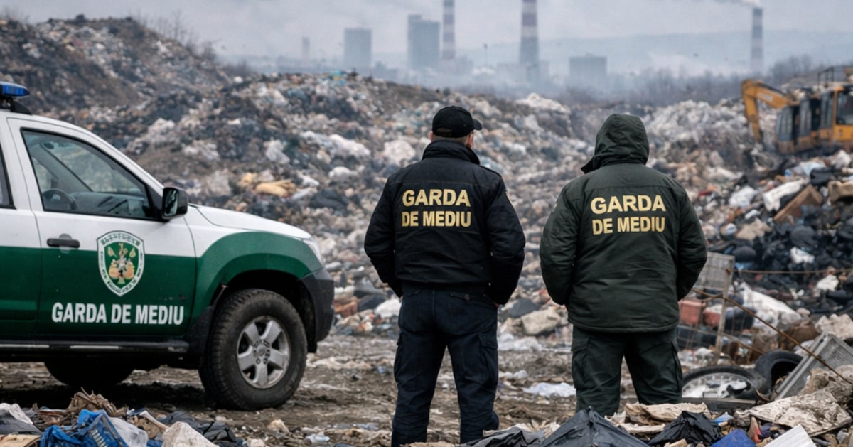 Peste 2 milioane de tone de deșeuri „pierdute” în raportări: ce spune Garda de Mediu despre traseul lor