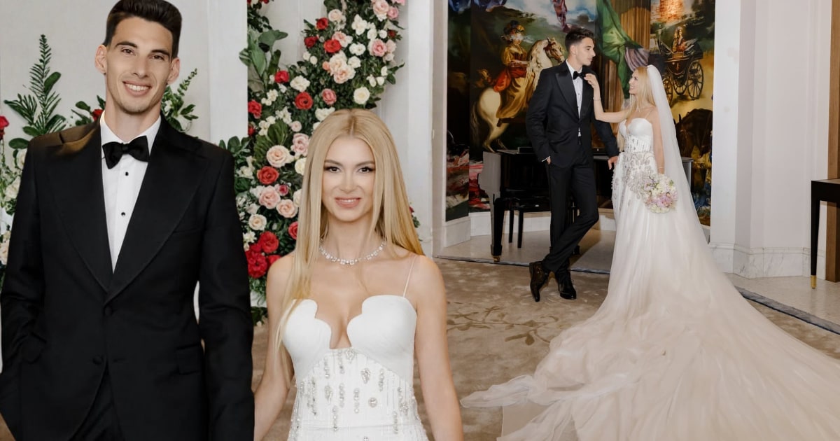 Andreea Bălan, primele imagini în rochie de mireasă la cununia religioasă din 10 mai 2026: trenă detașabilă și voal lung