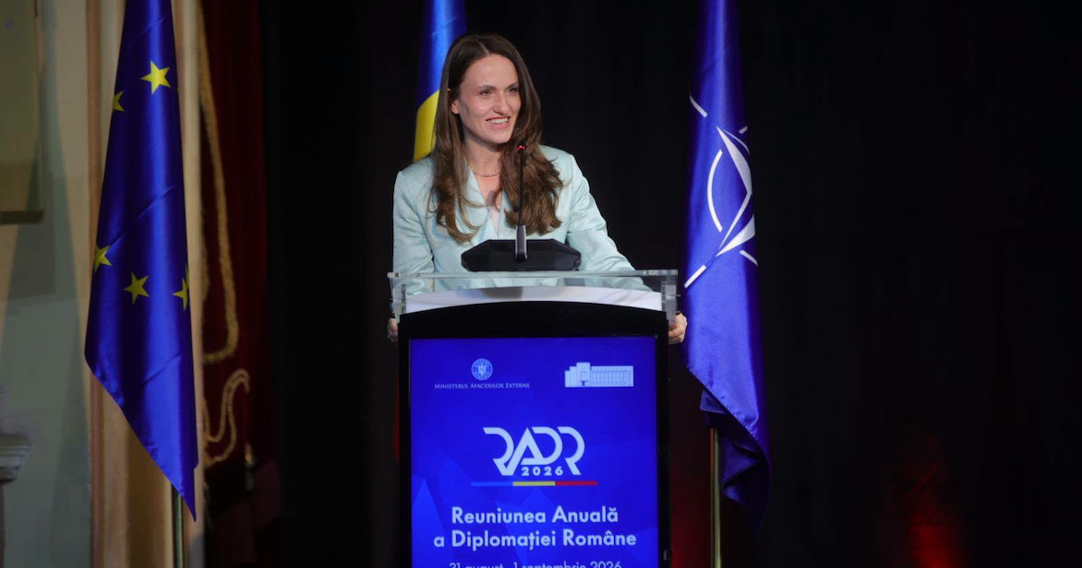 Oana Ţoiu, la Reuniunea Anuală a Diplomaţiei Române: „În România au avut loc cele mai multe incursiuni cu drone” pe flancul estic NATO