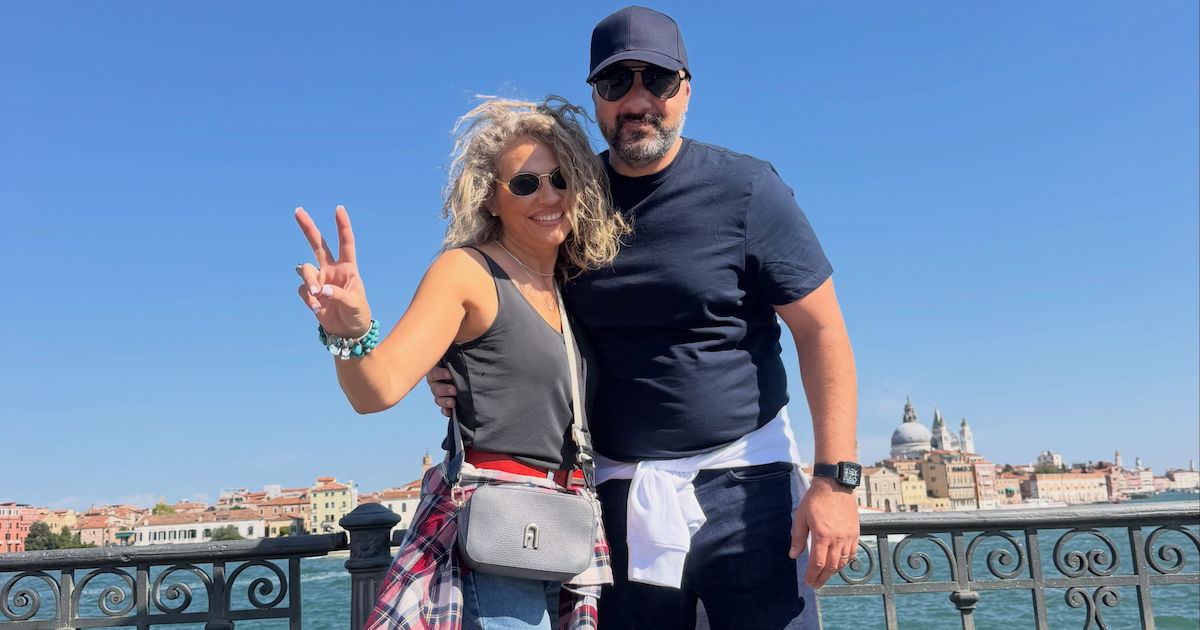 Mirela Vaida și soțul ei, Alexandru, au aniversat 17 ani de căsnicie la Veneția: „N-a avut timp să se plictisească”