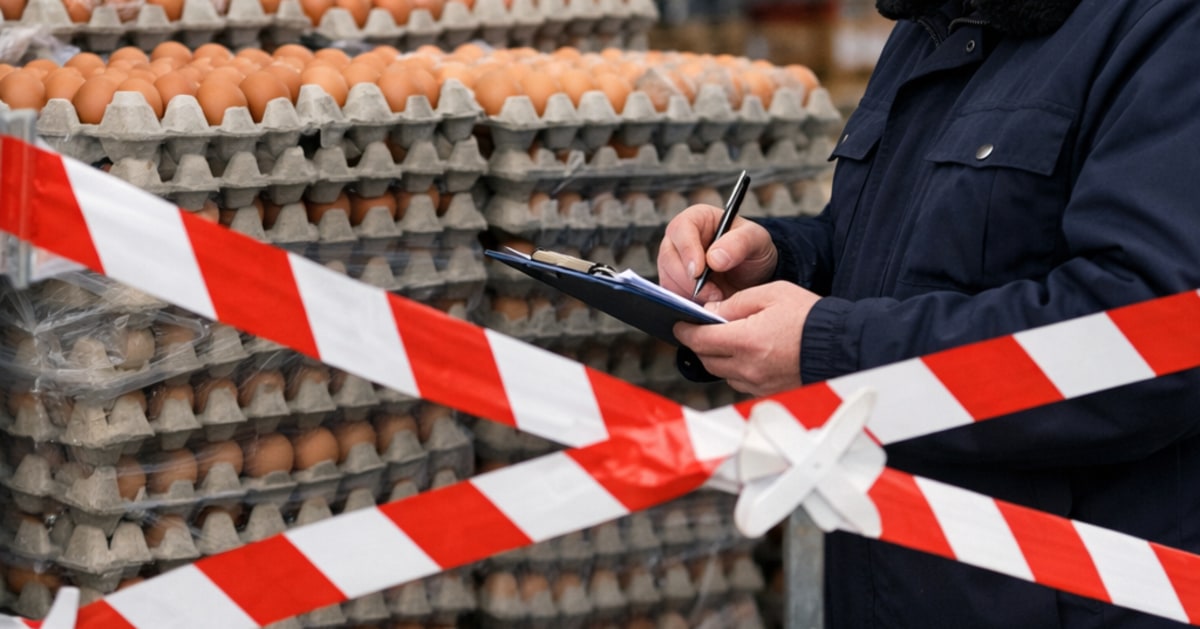 Aproape 1,5 milioane de ouă suspecte de Salmonella, sub sechestru în Vaslui. „Nu ne putem juca cu lucrul acesta”, spune Fănel Bogos