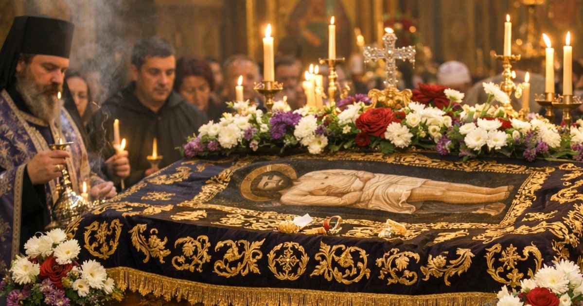 Când se trece pe sub masă în 2026: Vinerea Mare, Sfântul Epitaf și semnificația gestului