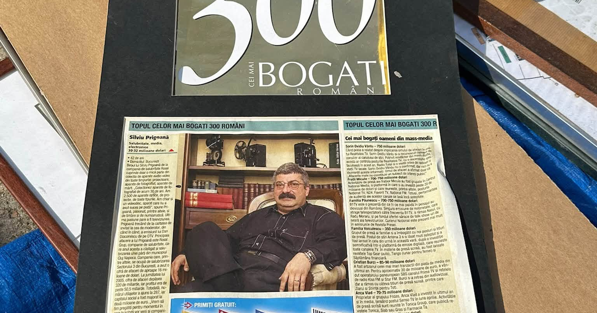 Obiecte atribuite lui Silviu Prigoană, fotografiate la vânzare în Târgul Vitan: apar și imagini cu Adriana Bahmuțeanu