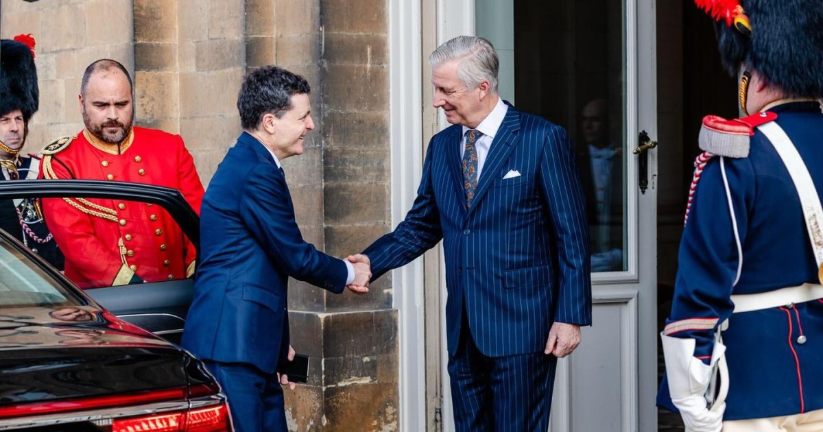 Nicușor Dan, primit de Regele Philippe la Laeken: discuție tete-a-tete la Castelul Regal