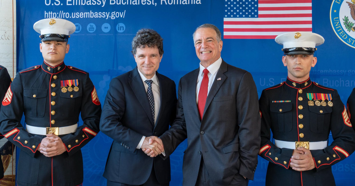 Nicușor Dan, la recepția de Ziua Independenței SUA: România rămâne „de neclintit” alături de Washington în apărarea democrației