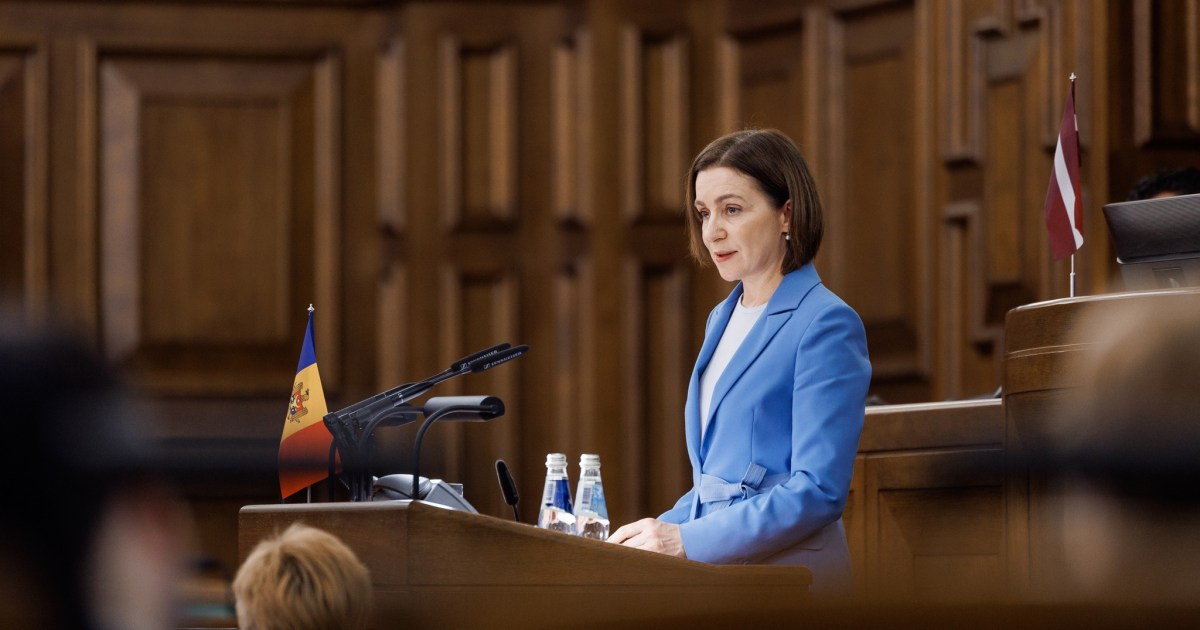 Maia Sandu, la Riga: „Rusia a încercat să preia Moldova… prin procesele noastre democratice”